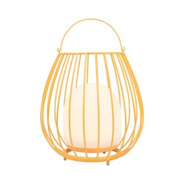 Nordlux Jim To-Go - oplaadbare tafellamp buiten - Ø 28 x 30,3 cm - 3W LED incl. - IP54 - oranje