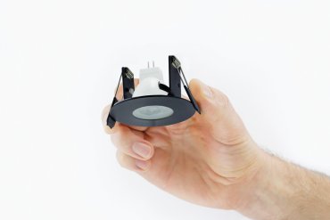 Integral LED mini - inbouwspot - Ø 64 mm, Ø 45 mm inbouwmaat - IP65 - zwart chroom