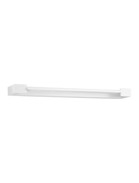 Nova Luce Arga - wandlamp - 60 x 4,2 x 10 cm - 17W LED incl. - IP44 - zandwit