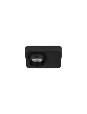 Nova Luce Kedros - plafondlamp - 11 x 5 x 14 cm - 9W LED incl. - zwart