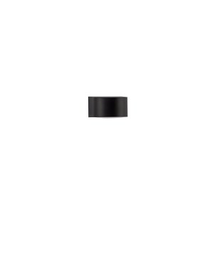 Nova Luce Opera - buiten wandverlichting - 11 x 6,8 x 10 cm -  6W LED incl. - IP54 - donker antraciet