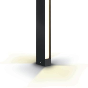 ONE Light LED Garden Path Lights - tuinpaal - 10 x 5 x 60 cm - 2 x 6W LED incl. - IP54 - antraciet