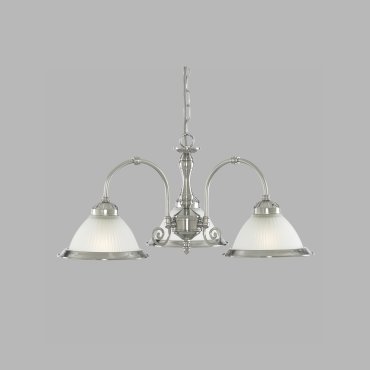 Searchlight American Diner - hanglamp - Ø 62 x 82 cm - chroom
