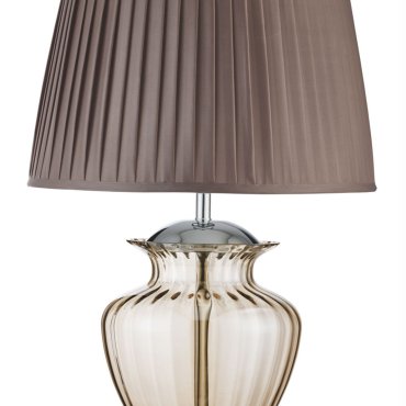 Searchlight Elina - tafellamp - 69 cm - bruin en amber