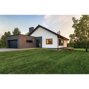 ONE Light Backlight Range - buiten wandverlichting - Ø 16,3 x 6 cm - 7W LED incl. - IP54 - antraciet