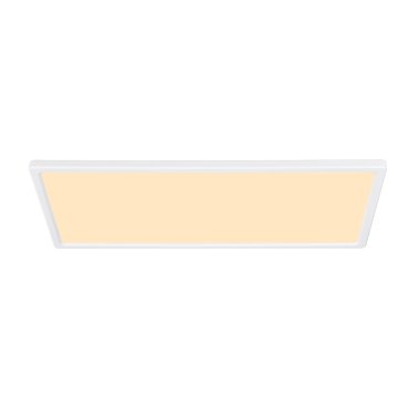 Nordlux Smart Harlow - plafondverlichting - slimme verlichting - 59,5 x 29,4 x 2,3 cm - 21W LED incl. - IP54 - wit