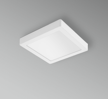 Century Italia PL-Quadro - wand- en plafondlamp - 22,5 x 22,5 x 3,2 cm - 18W LED incl. - wit