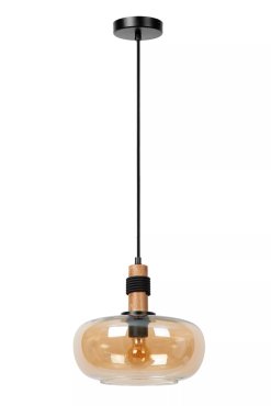 Lucide Ilona - hanglamp - Ø 30 x 162 cm - zwart