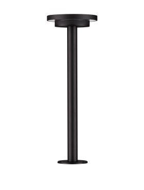 Nova Luce Nitro - tuinpaal - Ø 15 x 43,7 cm - 12W LED incl. - IP65 - zandzwart