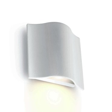 ONE Light Roof Tile - buiten wandverlichting - 12 x 5 x 12 cm - 6W LED incl. - IP54 - wit