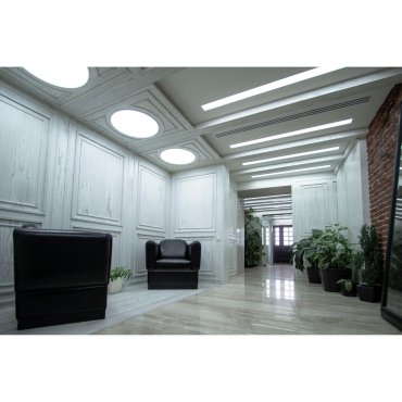 ONE Light Round Recessed Panels Die Cast - plafondverlichting - Ø 42 x 2 cm - 40W LED incl. - IP40 - wit - witte lichtkleur