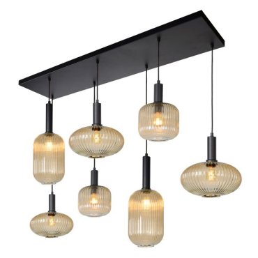 Lucide Maloto - hanglamp - 130 x 30 x 150 cm - amber