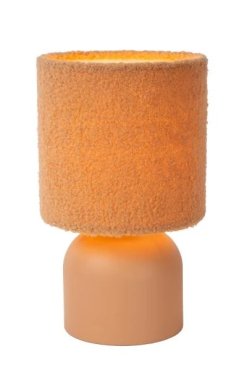 SHOWROOMMODEL - Lucide Woolly - tafellamp - Ø 16 x 28 cm - okergeel