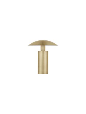 Nova Luce Karpos - tafellamp - Ø 20 x 22,5 cm - 5W LED incl. - messing goud