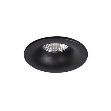 Maxlight Yuca Fixed - inbouwspot - Ø 47 mm, Ø 42 mm inbouwmaat - 3W LED incl. - zwart