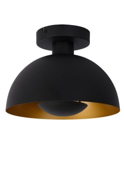 Lucide Siemon - plafondverlichting - Ø25 x 19 cm - zwart