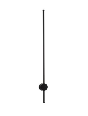 Nova Luce Ridge - buiten wandverlichting - 1,6 x 97 cm - 19W LED incl. - IP65 - zandzwart