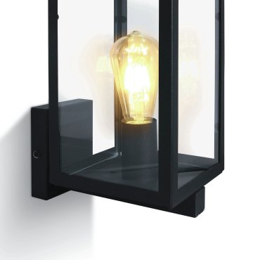 ONE Light Romantic Outdoor - buiten wandverlichting - 16 x 21 x 30 cm - IP43 - zwart