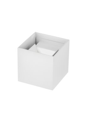 Nova Luce Epic - buiten wandverlichting - 15 x 15 x 15 cm -  2x 10W LED incl. - IP54 - wit