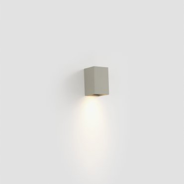 Faro Lune - wandlamp - 8 x 10 x 6,5 cm - grijs