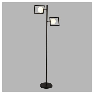 Searchlight Rosewell - staanlamp - 153,5 cm - mat zwart