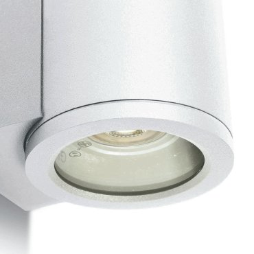 ONE Light GU10 Outdoor - buiten wandverlichting - 8 x 9 cm - IP54 - wit