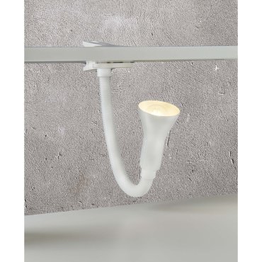 Searchlight Desk Partners - klemlamp - 30 cm - wit
