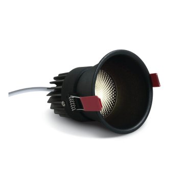 ONE Light Dark Light Pro Range - inbouwspot - Ø 92 mm, Ø 82 mm inbouwmaat - 15W LED incl. - zwart