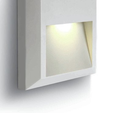 ONE Light Outdoor Dark Lights - buiten wandverlichting - 12,5 x 2,7 x 12,5 cm - 2W LED incl. - IP65 - antraciet