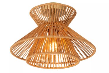 Lucide Tasman - plafondlamp - Ø 32 x 23,2 cm - naturel