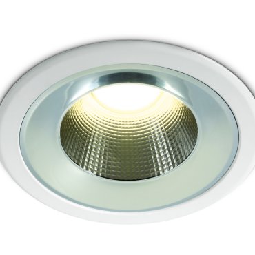 ONE Light Dark Light Project Range - inbouwspot - Ø 170 mm, Ø 150 mm inbouwmaat - 18W LED incl. - IP54 - wit - warm witte lichtkleur