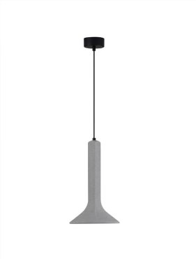 Nova Luce Dylan - hanglamp - Ø 22,3 x 150 cm - grijs