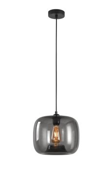 Artdelight Preston - hanglamp - Ø 28 x 178 cm - gerookt