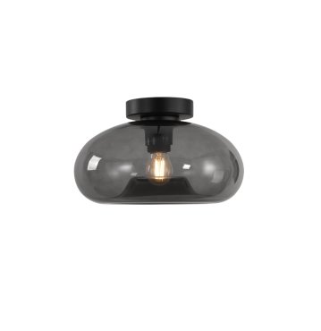 Artdelight Paradise - plafondverlichting - Ø 28 x 17 cm - gerookt