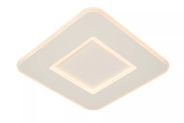 Lucide Axelle - plafondverlichting - 39,4 x 39,4 x 4,6 cm - 24W LED incl. - 3 StepDim - wit