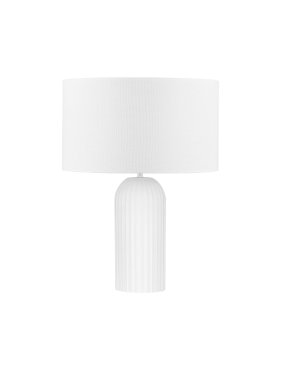 Nova Luce Ammos - tafellamp - Ø 35 x 47 cm - wit