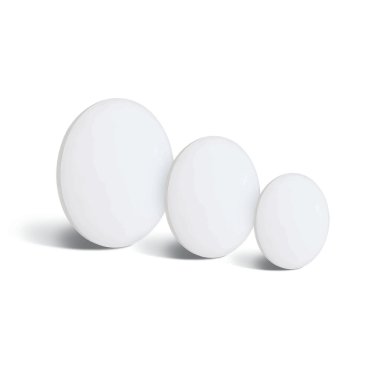 ONE Light Floating Panels Range - inbouw plafondverlichting - Ø 12 x 2,4 cm - 10W LED incl. - wit - warm witte lichtkleur