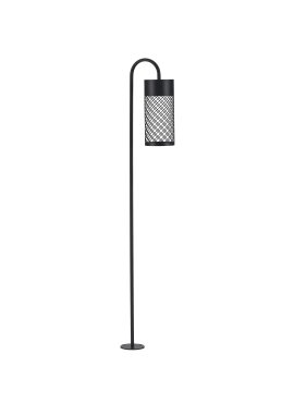 Nova Luce Motley - tuinpaal - Ø 10 x 100 x 18,5 cm - 9W LED incl. - IP65 - zandzwart