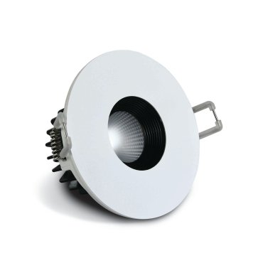 ONE Light COB Range- inbouwspot - Ø 88 mm, Ø 75 mm inbouwmaat - 8W LED incl. - IP54 - wit