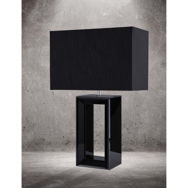 Searchlight Mirror - tafellamp - 58 cm - zwart