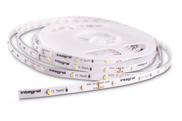 Integral LED strip - 1cm breed, 500 cm lengte - 24Vdc - 12 W per meter - IP20 - 3000K