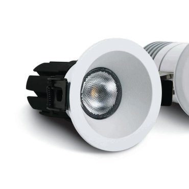 ONE Light COB Dark Light Range CCT - inbouwspot - Ø 67 mm, Ø 56 mm inbouwmaat - 6,5W LED incl. - instelbare lichtkleur - IP65 - wit