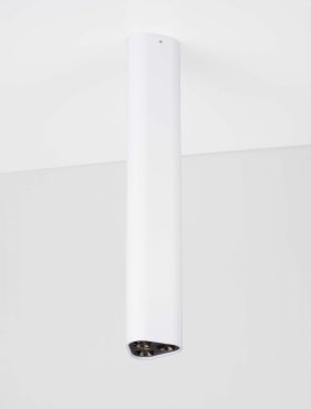 Nova Luce Etho - plafondlamp - 5 x 30,5 x 5 cm - 6W LED incl. - zandwit en zwart