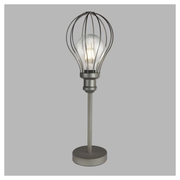 Searchlight Balloon Cage - tafellamp - 50,5 cm - zilver