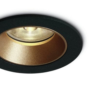 ONE Light COB Dark Light Range - inbouwspot - Ø 85 mm, Ø 76 mm inbouwmaat - 7W LED incl. - zwart