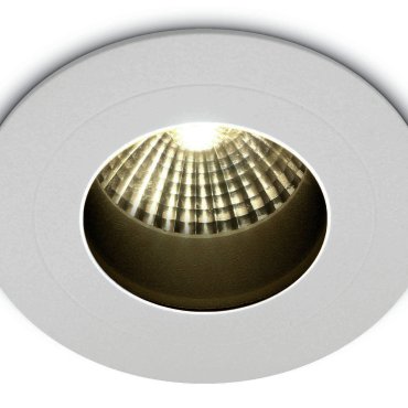 ONE Light Dark Light Range - inbouwspot - Ø 70 mm, Ø 60 mm inbouwmaat - 7W LED incl. - IP65 - wit - warm witte lichtkleur