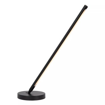 Lucide Finan - tafellamp - Ø 2 x 59,8 cm - touch dimmer - 9W dimbare LED incl. - zwart