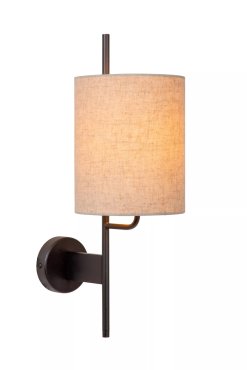 Lucide Magic - wandlamp met USB oplaadpunt - 31 x 18 x 58 cm - beige