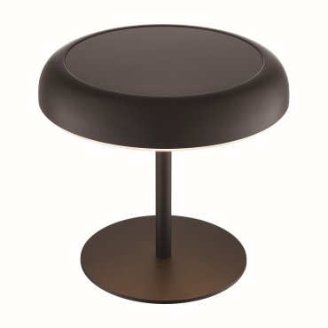 Nordlux Elmer Solar - buiten tafellamp op batterijen - Ø 13 x 17 cm - 3 stappen dimbare - 2W LED incl. - IP44 - zwart