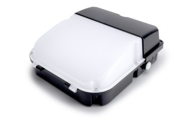 Integral LED Slim - buiten wandlamp met sensor - 11,5 x 26,5 x 30,6 cm - 30W LED incl. - instelbare lichtkleur - IP65 - zwart